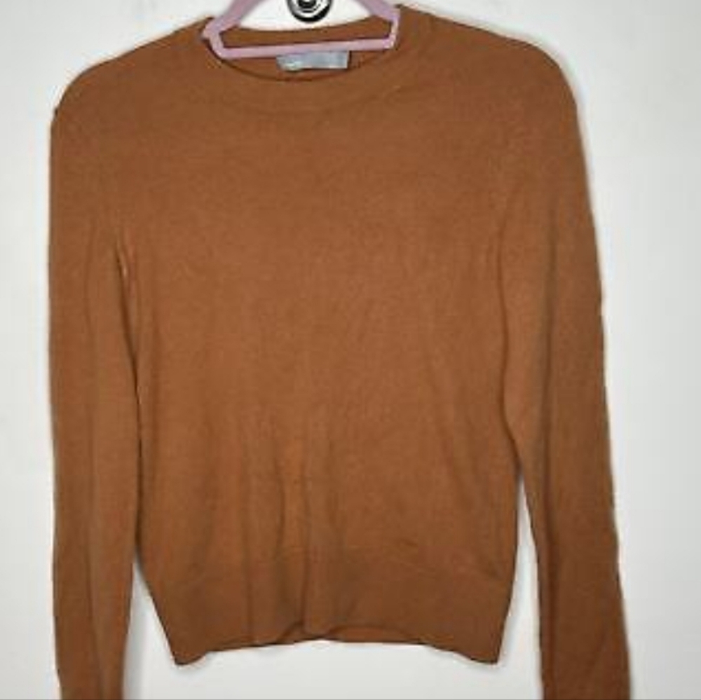 🔥Clearance🔥 Vince Women's Cahsmere Tan Crewneck Sweater